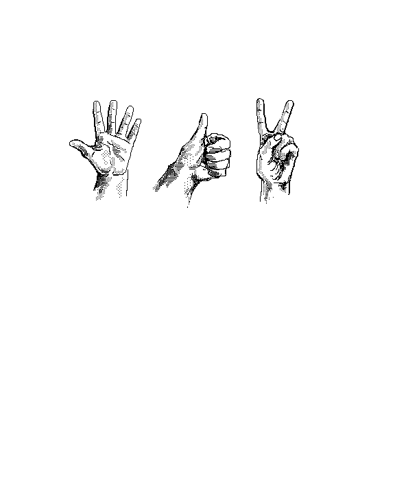 Stop,Thumbs-up,Peace